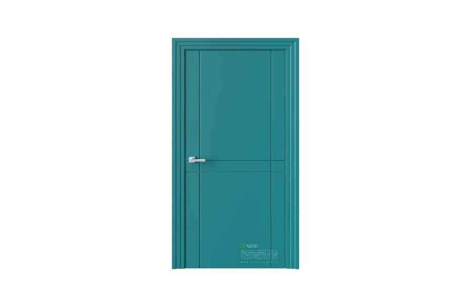 Межкомнатная дверь Perfect P21 RAL5021 7 ДВЕРЕЙ