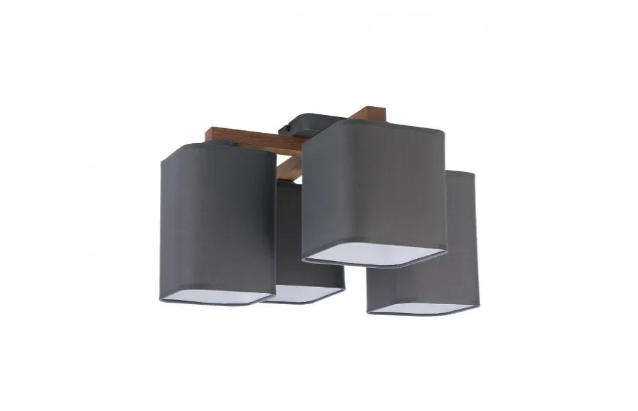 ПОТОЛОЧНЫЙ СВЕТИЛЬНИК TK LIGHTING 4166 TORA GRAY MNOGOROZETOK - МНОГОРОЗЕТОК