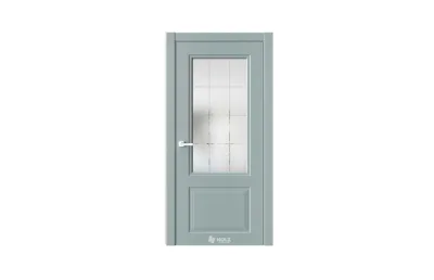 Neo Classic N4 Лунный RAL7042 стекло 7 ДВЕРЕЙ