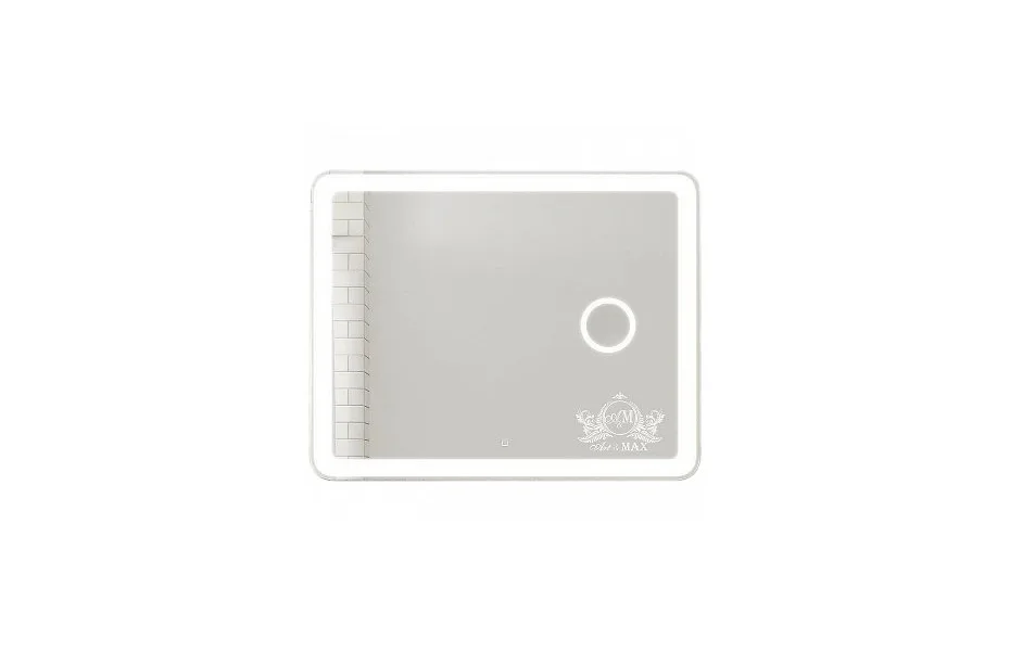 Зеркало Art&Max Latina 100 см AM-Lat-1000-800-DS-F-X3 с косметической линзой МОСПЛИТКА