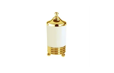 BOHEME Hermitage Gold Стакан для ватных дисков, золото АТЕЛЬЕ ВАННОЙ КОМНАТЫ. САМАРА
