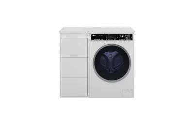 Тумба с раковиной Brevita Grafit 100 см GRA-01040-023Я с раковиной Гавана левая, белый МОСПЛИТКА