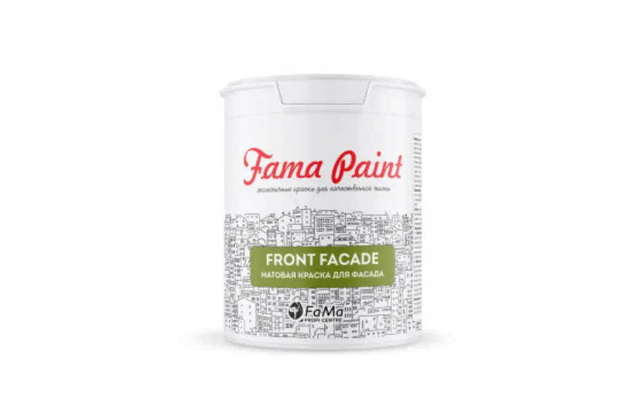 Front facade Fama paint Студия красок ТехноВуд