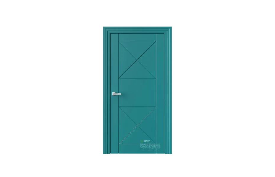 Межкомнатная дверь Perfect P4 RAL5021 7 ДВЕРЕЙ