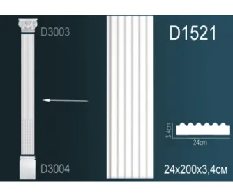 Пилястра D1521 ПРАЙМ ДЕКОР
