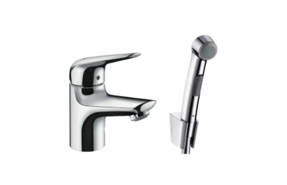 Смеситель для раковины с гигиеническим душем Hansgrohe Novus 71144000 АКВАМЕТРИЯ