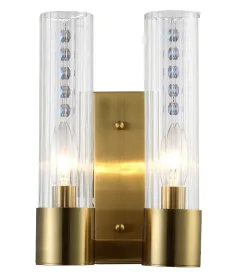 Crystal Lux OTONO AP2 BRASS/TRANSPARENTE ЭСТЕТИКА СВЕТА