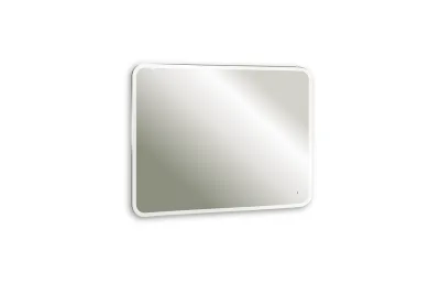 Зеркало Aquanika Basic 100х80 см AQB10080RU132 с подсветкой и сенсорным выключателем МОСПЛИТКА