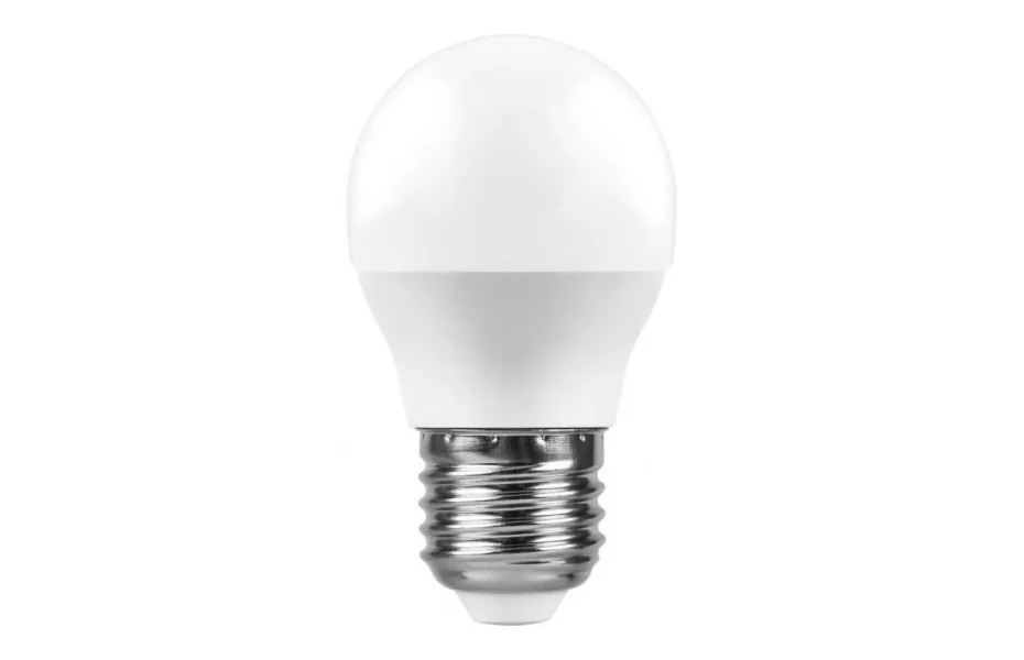 ЛАМПА СВЕТОДИОДНАЯ FERON E27 11W 2700K ШАР МАТОВАЯ LB-750 25949 МОСПЛИТКА