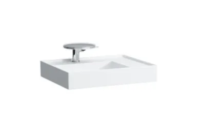 Раковина подвесная Laufen Kartell 60x46 (с полочкой справа) 8.1033.4.000.104.1 АКВАМЕТРИЯ