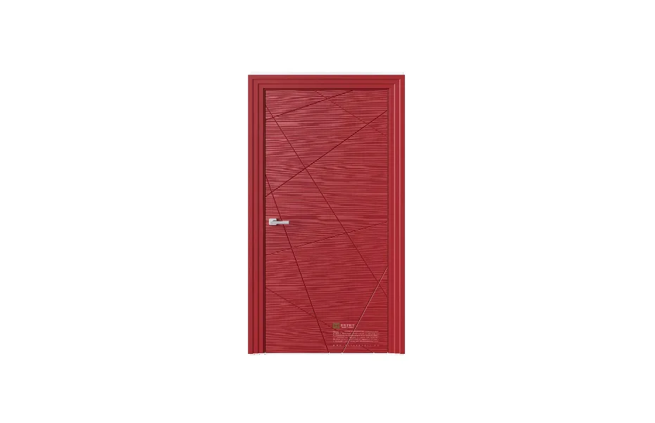 Межкомнатная дверь Perfect P1D RAL3002 7 ДВЕРЕЙ