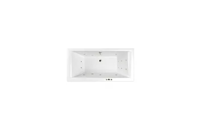 Акриловая ванна 170х80 см Whitecross Savia Duo Smart 0103.170080.100.SMART.BR с гидромассажем МОСПЛИТКА