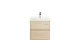 Тумба с раковиной BelBagno Neon 60 см NEON-600-2C-SO-PB pino bianco МОСПЛИТКА