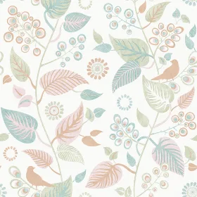 ОБОИ С РАСТИТЕЛЬНЫМ РИСУНКОМ ECO WALLPAPER ШВЕЦИЯ ART 9330 LOYMINA Group - ЛОЙМИНА ГРУП