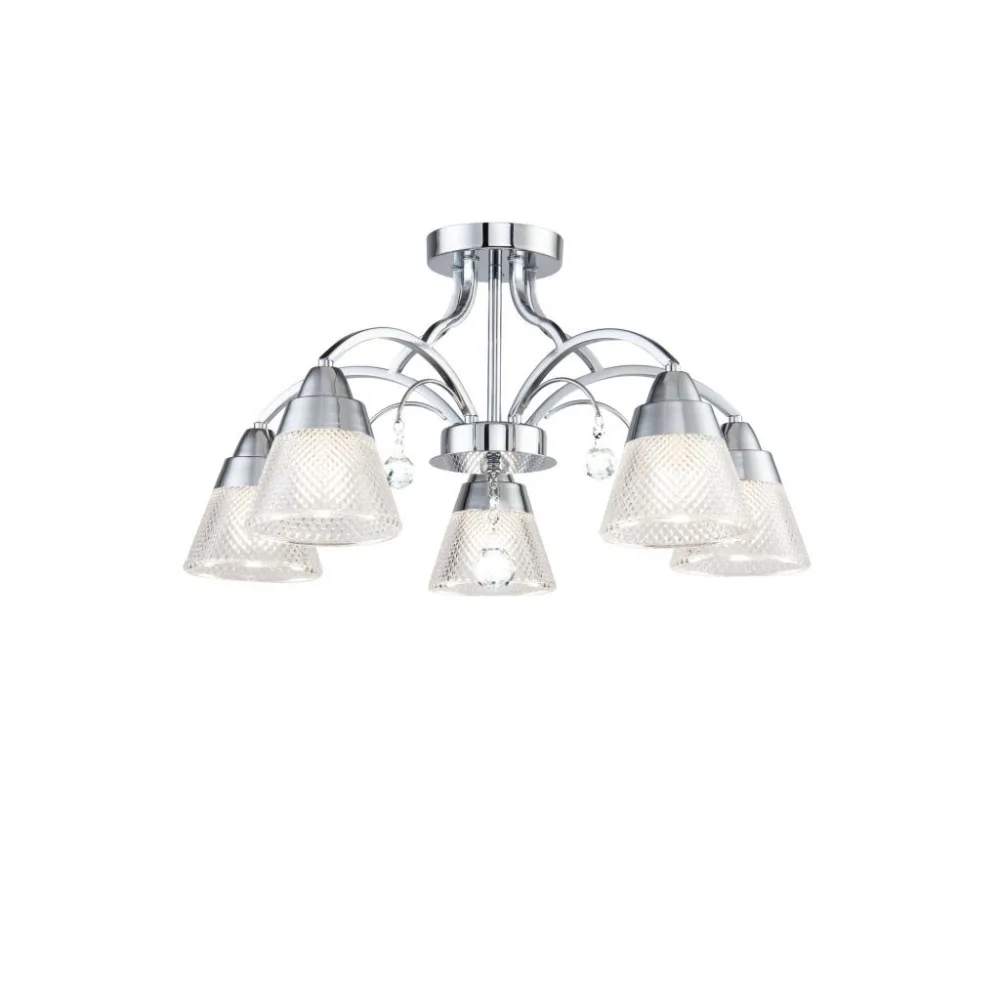Потолочная люстра Freya Enrica FR2011CL-05CH MAYTONI