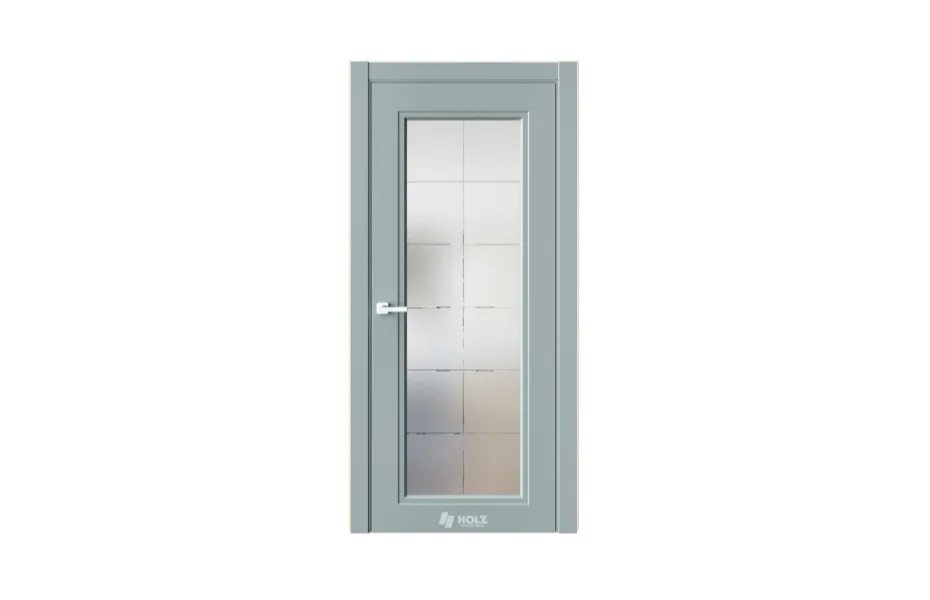 Neo Classic N2 Лунный RAL7042 стекло 7 ДВЕРЕЙ