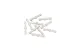 Клипсы PLAST-TURF Soft Step №1 White Dotted (10 шт.) ПАР МАСТЕР