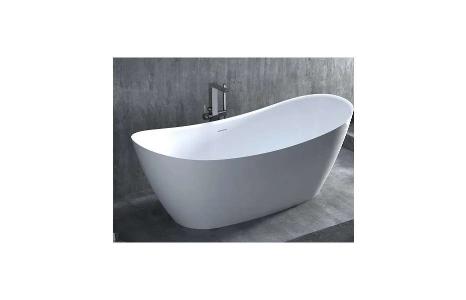 Ванна из искусственного камня S-Sense Salini Noemi 170x75 см глянцевая 101712G МОСПЛИТКА