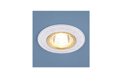 ВСТРАИВАЕМЫЙ СВЕТИЛЬНИК ELEKTROSTANDARD 7010 MR16 WH/GD БЕЛЫЙ/ЗОЛОТО 4690389099250 MNOGOROZETOK - МНОГОРОЗЕТОК