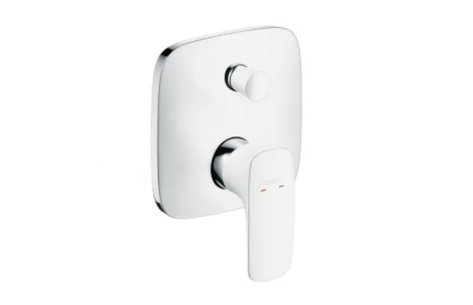 Смеситель для ванны Hansgrohe PuraVida белый/хром 15445400 АКВАМЕТРИЯ
