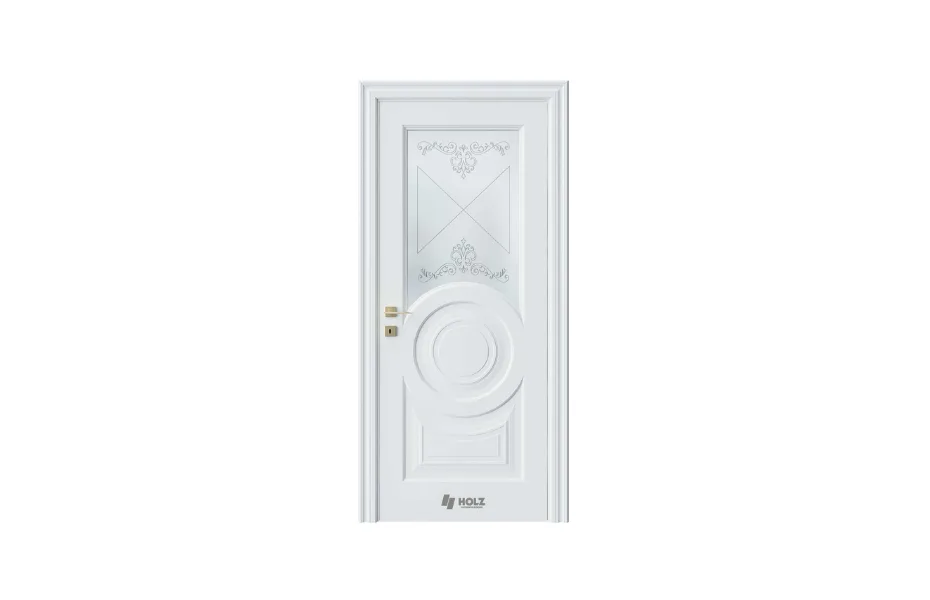 Deloress DL11 RAL9003 стекло 1 7 ДВЕРЕЙ