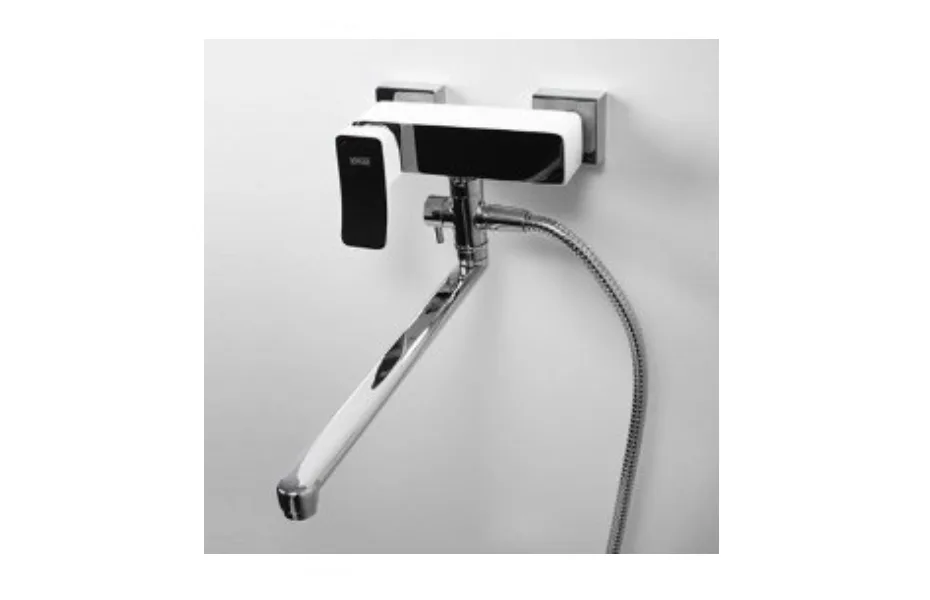 Aller 1062LWHITE Смеситель для ванны с длинным изливом АКВАМЕТРИЯ