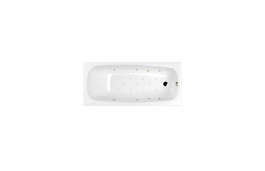 Акриловая ванна 180х80 см Whitecross Layla Slim Relax 0122.180080.100.RELAX.BR с гидромассажем МОСПЛИТКА