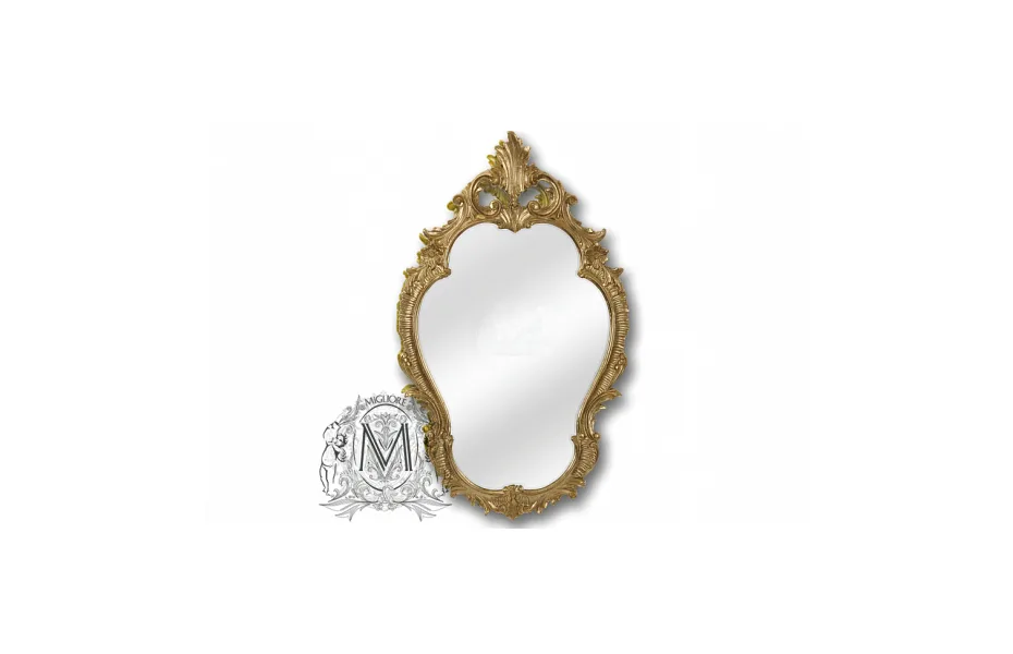 Зеркало фигурное Migliore Complementi ML.COM-70.725, h98*L58*P4 см, бронза МОСПЛИТКА