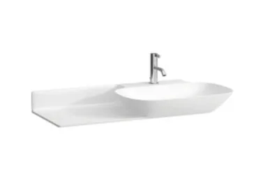 Раковина Laufen Ino Saphir Keramik 90x45 8.1330.1.000.104.1 полочка слева АКВАМЕТРИЯ