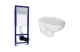 Комплект инсталляции Ideal Standard W3710AA, подвесного унитаза Ideal Standard W7406 с крышкой W3030 (SoftClose) W550101 АКВАМЕТРИЯ