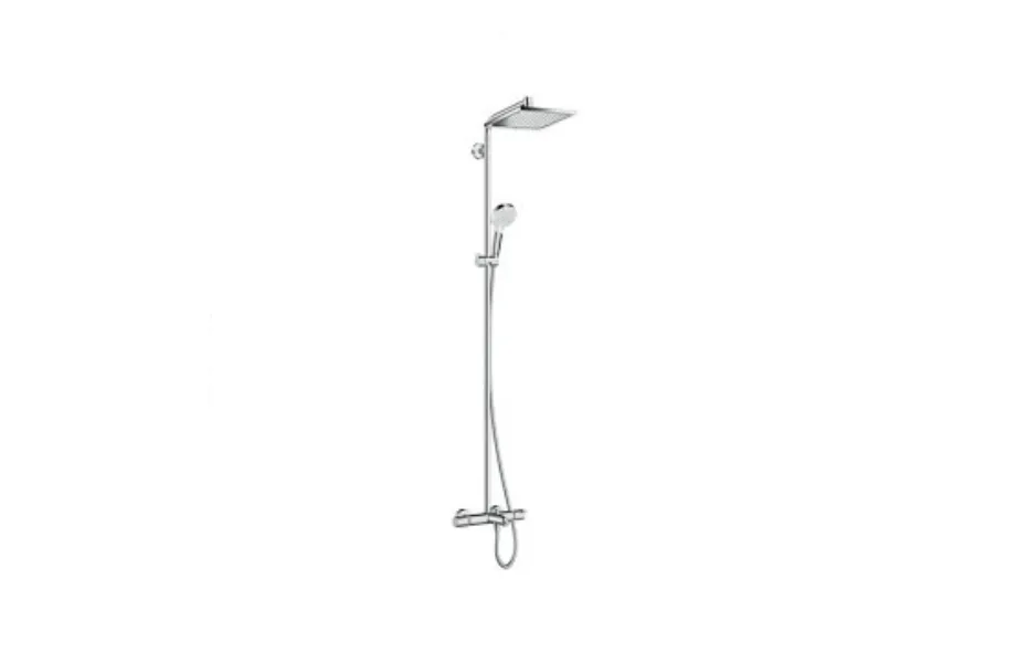 Душевая стойка Hansgrohe Crometta E 240 1jet Showerpipe 27298000 АКВАМЕТРИЯ