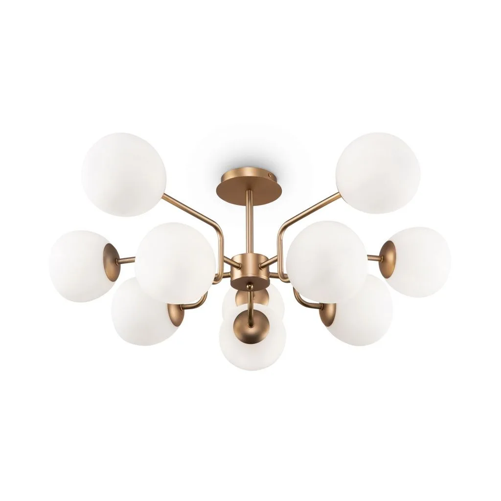 Люстра на штанге Maytoni Erich MOD221PL-10G MAYTONI