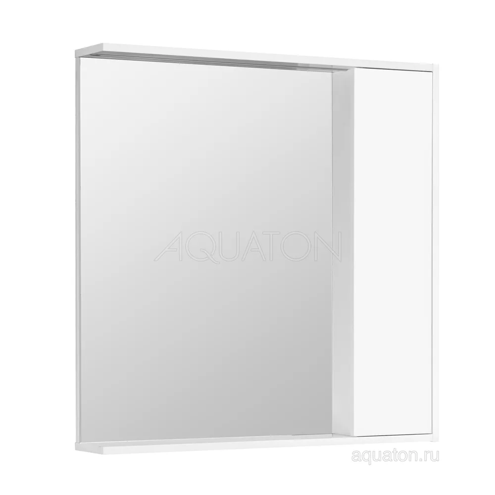 AQUATON Стоун 80 Зеркальный шкафчик АТЕЛЬЕ ВАННОЙ КОМНАТЫ. САМАРА