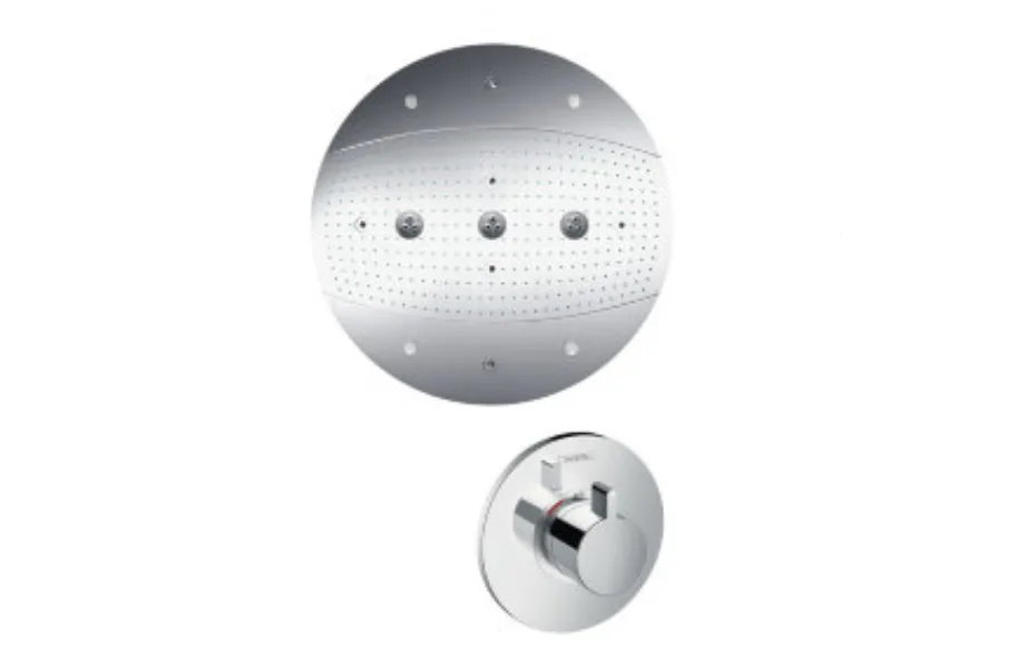 Верхний душ Hansgrohe Raindance Rainmaker с подсветкой 28404000 АКВАМЕТРИЯ