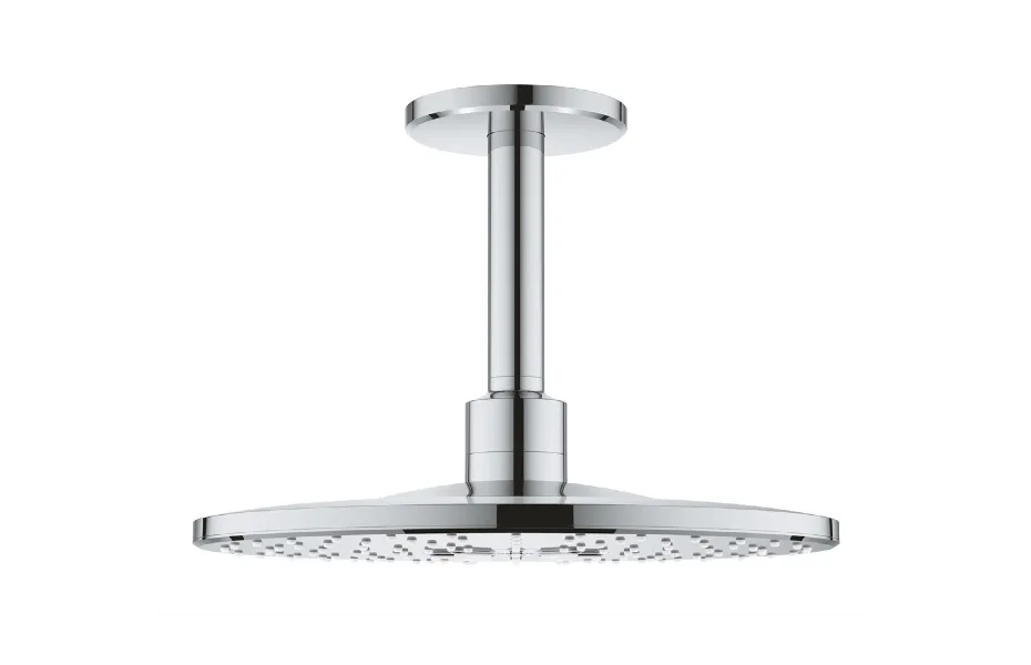 GROHE Rainshower 310 SmartActive Верхний душ (круглый, 2 режима струи) с потолочным душевым кронштейном 142 мм, хром АТЕЛЬЕ ВАННОЙ КОМНАТЫ. САМАРА