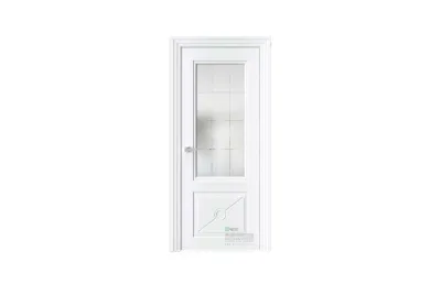 Межкомнатная дверь Novella N4 Висконт RAL9003 стекло 7 ДВЕРЕЙ
