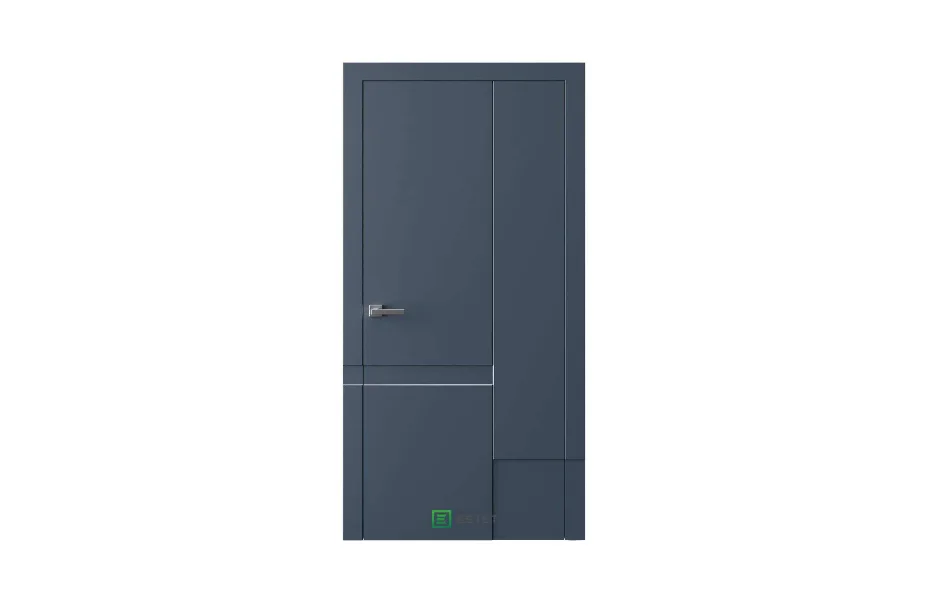 Межкомнатная дверь PV 5 RAL5008 7 ДВЕРЕЙ