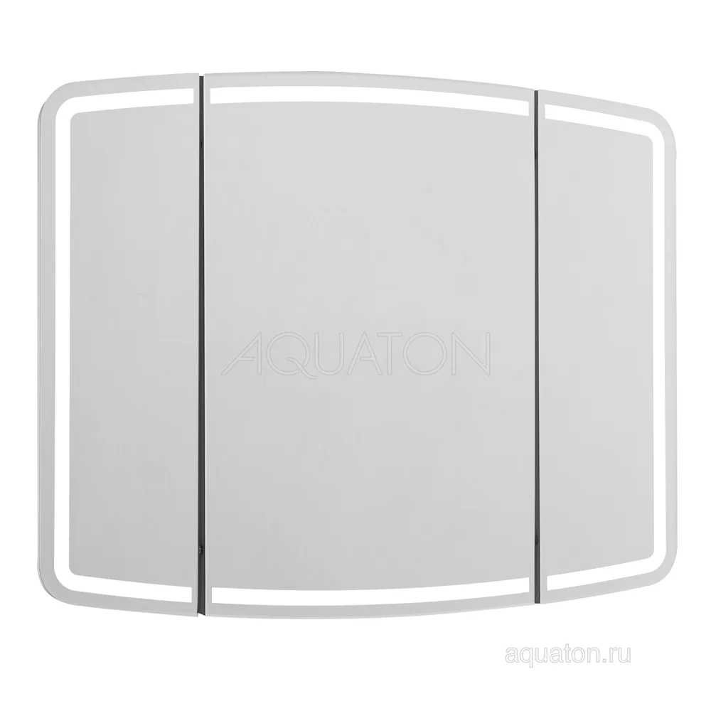 AQUATON Asters 95 Зеркало тройное с подсветкой, с поворотными створками АТЕЛЬЕ ВАННОЙ КОМНАТЫ. САМАРА