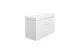 Тумба с раковиной La Fenice Cubo Bianca Twin 100 см FNC-01-CUB-B-100-2 белая матовая МОСПЛИТКА