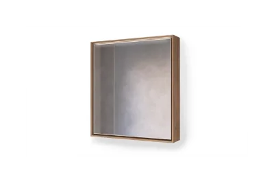 Зеркало RAVAL Frame 75 Дуб трюфель с подсветкой сенсор АТЕЛЬЕ ВАННОЙ КОМНАТЫ. САМАРА