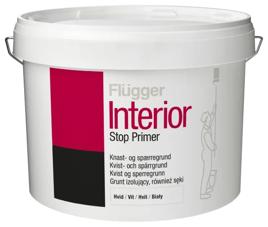 Блокирующий пигментированный грунт на водной основе Flugger Interior Stop Primer 0,75л КРАСКИ FLUGGER