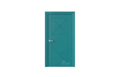 Межкомнатная дверь Perfect P4 RAL5021 7 ДВЕРЕЙ