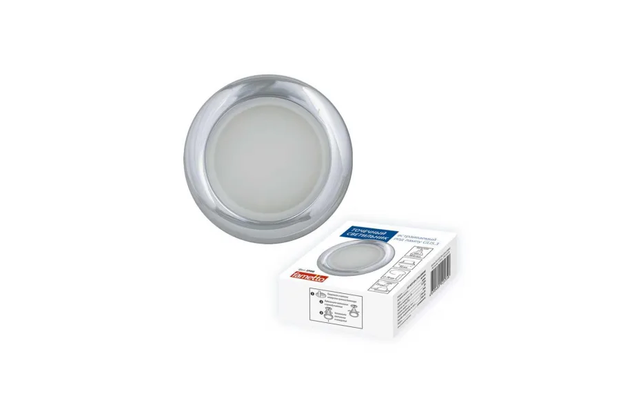 ВСТРАИВАЕМЫЙ СВЕТИЛЬНИК FAMETTO ARNO DLS-A201 GU5.3 IP44 CHROME MNOGOROZETOK - МНОГОРОЗЕТОК