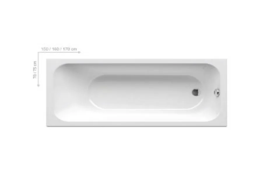 Ванна Ravak Chrome 160x70 C731000000 АКВАМЕТРИЯ