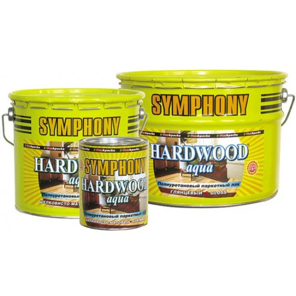 SYMPHONY HARDWOOD AQUA – ПОКРЫВНОЙ ПОЛИУРЕТАНОВЫЙ ПАРКЕТНЫЙ ЛАК Ш/МАТ ФИНКРАСКИ – САМАРА