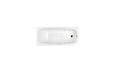 Акриловая ванна 180х80 см Whitecross Layla Slim Relax 0122.180080.100.RELAX.BR с гидромассажем МОСПЛИТКА