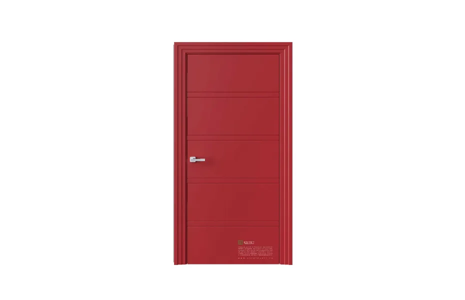 Межкомнатная дверь Perfect P5 RAL3002 7 ДВЕРЕЙ