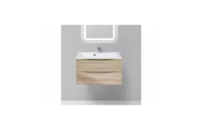 Тумба с раковиной BelBagno Marino 80 rovere bianco МОСПЛИТКА