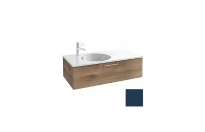 Тумба с раковиной Jacob Delafon Odeon Rive Gauche 100 см EB2516-R5-M67 темно-синий матовый МОСПЛИТКА