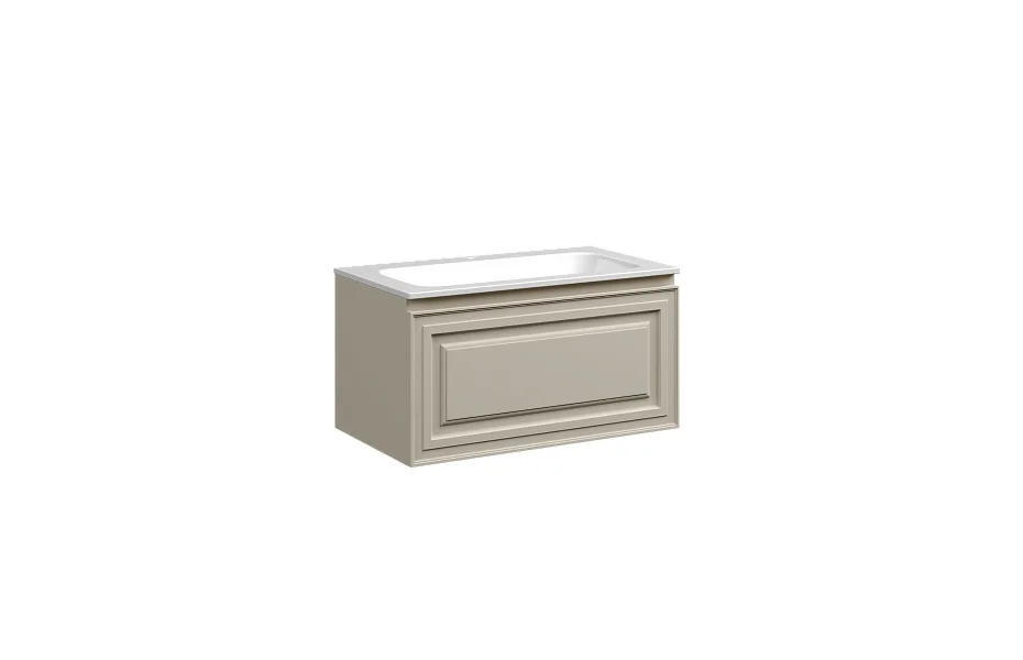 Тумба с раковиной Sancos Very 80 см VR80CE beige soft МОСПЛИТКА